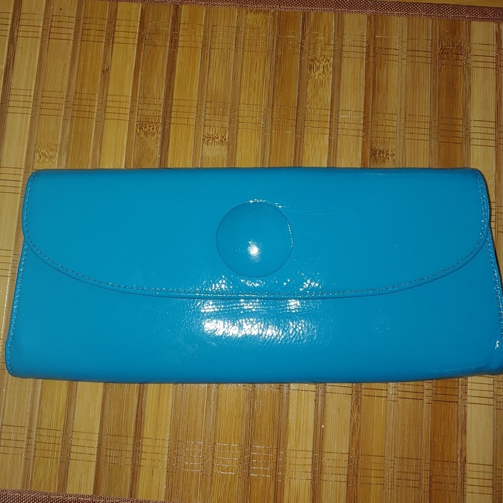 Hobo International turquoise wallet